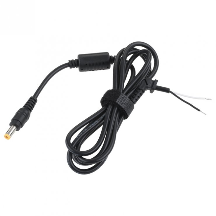Imagine Cablu alimentare DC 5.5x2.5mm 16V/4.5A la fire deschise 1.5m, KOM0247
