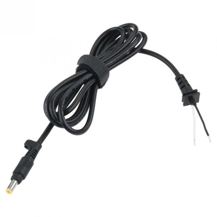 Imagine Cablu alimentare DC 4.8x1.7mm 18.5V/4.9A la fire deschise 1.5m, KOM0264