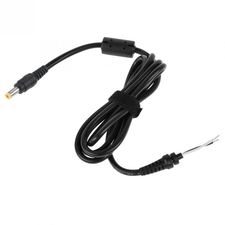Imagine Cablu alimentare DC 5.5x2.5mm 19V/7.1A la fire deschise 1.5m, KOM0268