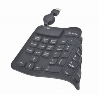 Imagine Numeric Keypad USB 2.0, 33 taste, silicon, Gembird KPD-2F