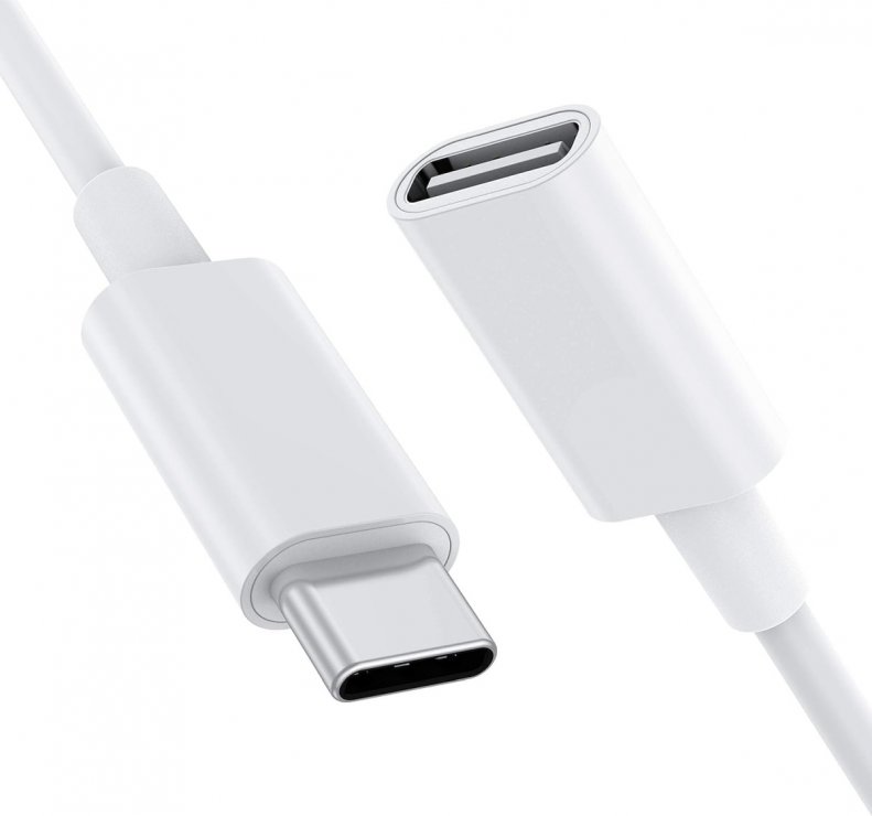 Imagine Cablu prelungitor USB 3.1 Gen 1 tip C T-M 2m Alb, ku31mf2w