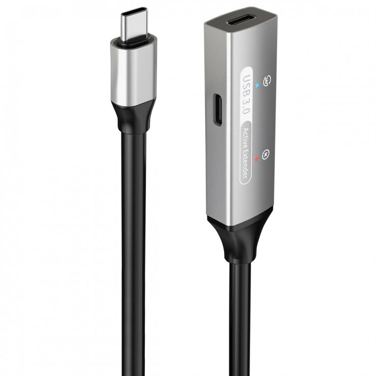 Imagine Cablu prelungitor USB 3.2 type C activ cu alimentare T-M 20m, ku31rep20al