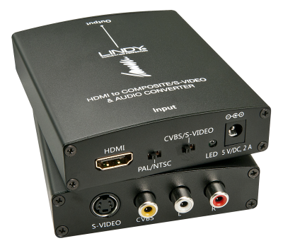 Imagine Convertor HDMI la S-Video/Composite Video & Audio, Lindy L38093