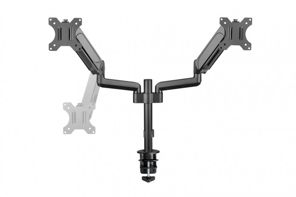 Imagine Suport masa pentru 2 monitoare 17"-32" max. 9kg, Gembird MA-DA2P-01