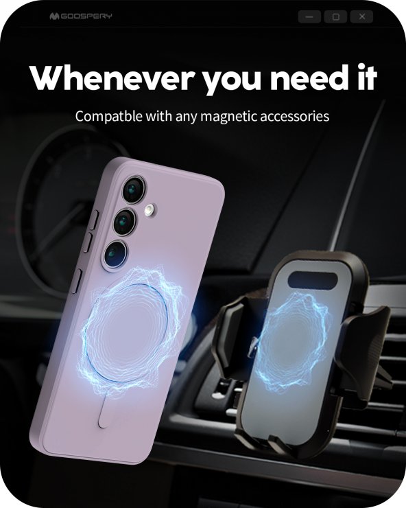 Imagine Husa pentru iPhone 17 Pro/iPhone 18 Pro compatibil MagSafe Green, Mercury Semi-Silicon