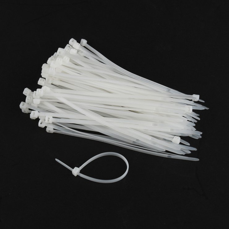 Imagine Set 100 buc bride 250x3.6mm Alb, Gembird NYTFR-250x3.6-W
