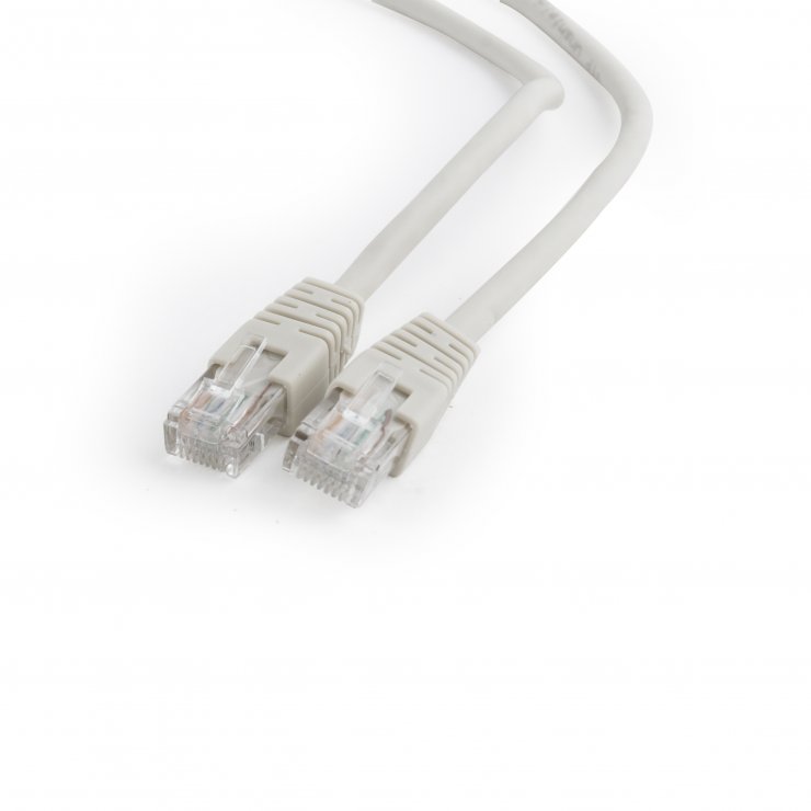 Imagine Cablu de retea RJ45 Cat.6 3m Gri, Gembird PP6U-3M