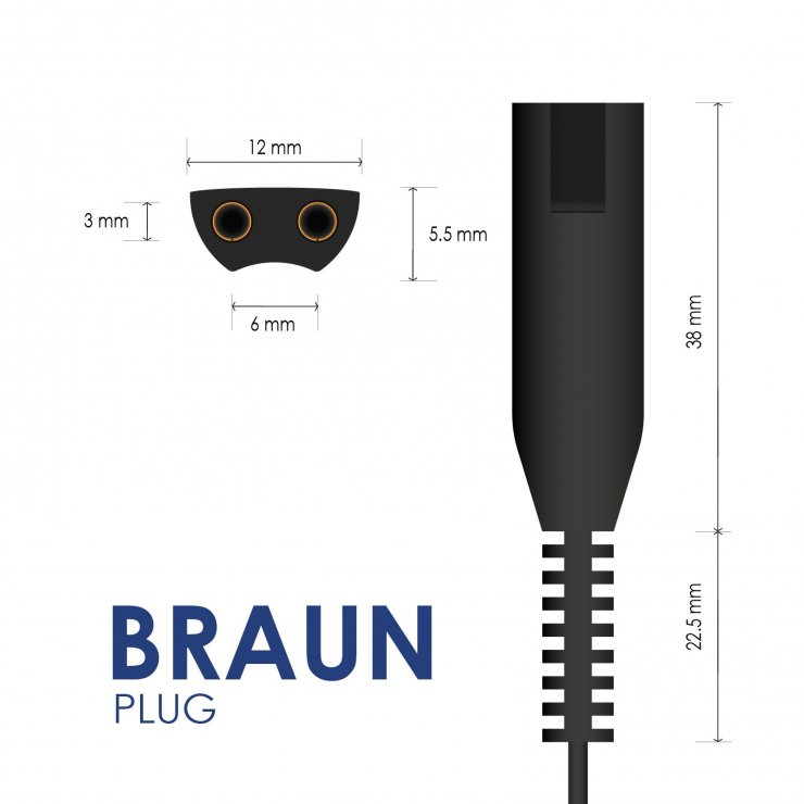 Imagine Incarcator priza 12V/400mA 4.8W pentru Braun Silk-epil, AK-PD-08