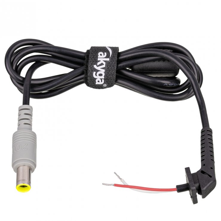 Imagine Cablu de alimentare DC 7.9 x 5.5 mm + pin IBM la fire deschise 1.2m, AK-SC-09