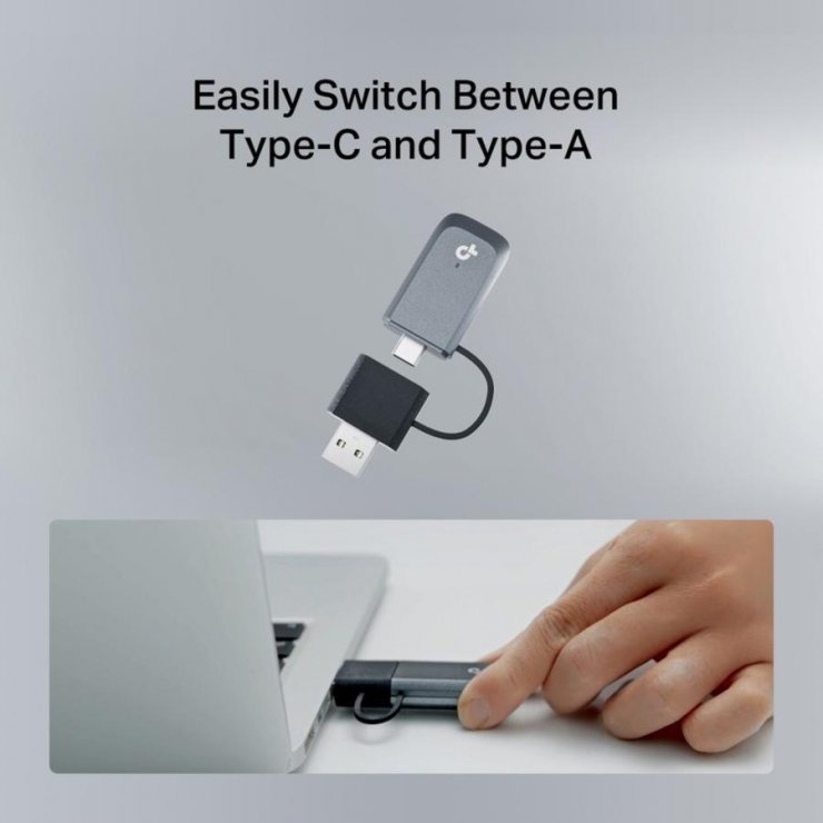 Imagine Adaptor Mini Wireless USB BE3600 Dual Band Wi-Fi 7, TP-LINK ARCHER TBE230U