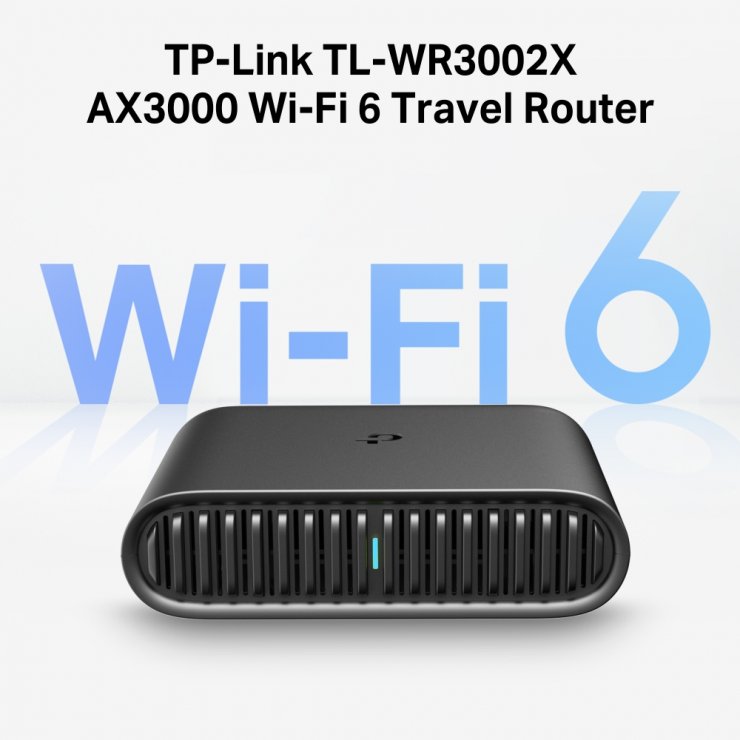 Imagine Router portabil AX3000 Dual-Band Wi-Fi 6, TP-LINK TL-WR3002X
