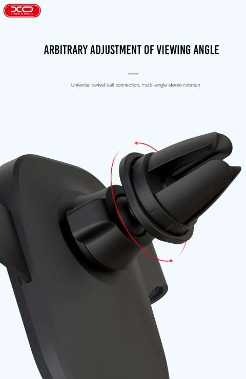 Imagine Suport pentru telefon cu montare pe grila ventilatie Negru, XO C37