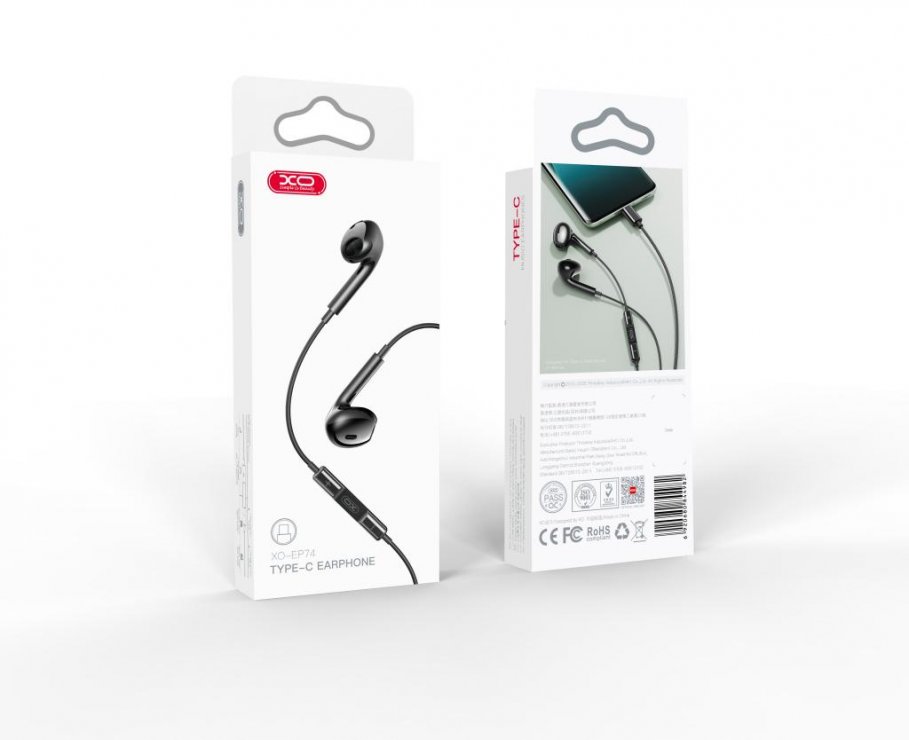 Imagine Casti interne Original Series 4th Gen USB type C Negru, XO EP74