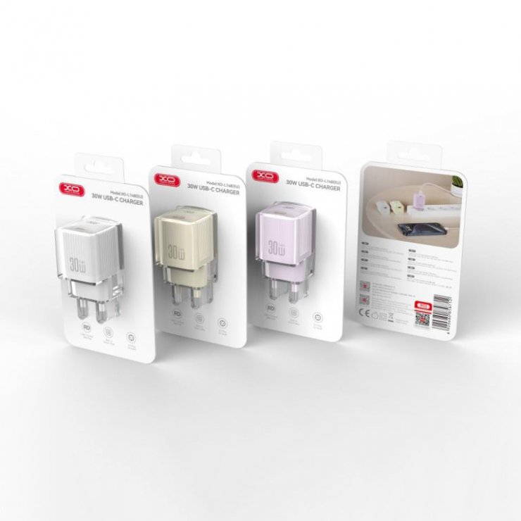 Imagine Incarcator priza USB-C 30W Alb, XO L148