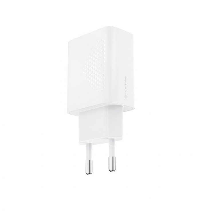 Imagine Incarcator priza USB type C 30W + Cablu C-C Alb, XO L162
