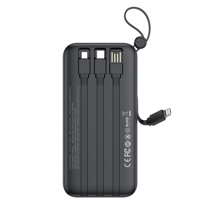 Imagine Power bank 20000 mAh 10W Digital display Negru, XO PR279