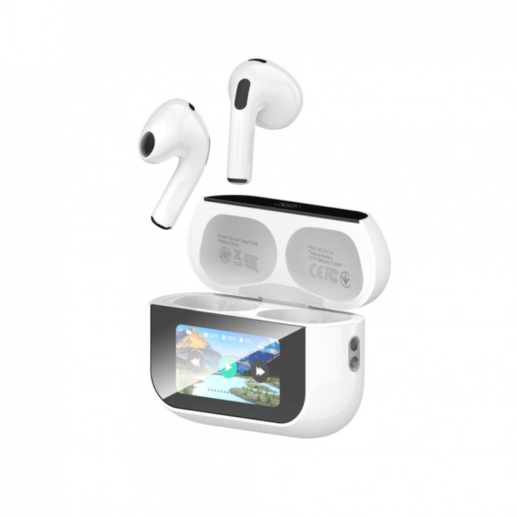 Imagine Casti bluetooth 5.4 HF TWS Smart screen Alb, XO X47