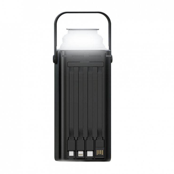 Imagine Power bank 30000 mAh 22.5W + lanterna Negru, XO PR285