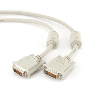 Imagine Cablu DVI-D Dual Link 24+1pini ecranat 3m, Gembird CC-DVI2-10