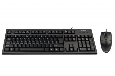 Imagine Kit tastatura + mouse PS/2 A4TECH KR-8520D-PS2, Black