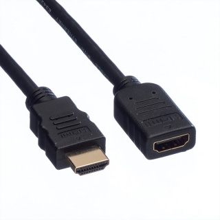 Cablu prelungitor HDMI T-M 2m Negru, Value 11.99.5575