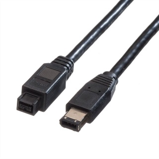 Cablu Firewire 9 pini la 6 pini 1.8m, Roline 11.02.9618