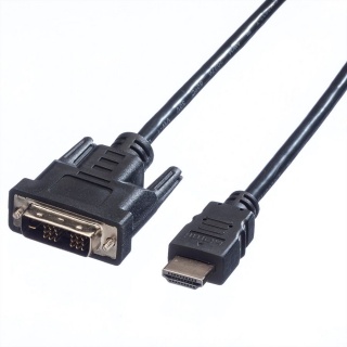 Cablu HDMI la DVI-D T-T 1m, Value 11.99.5519