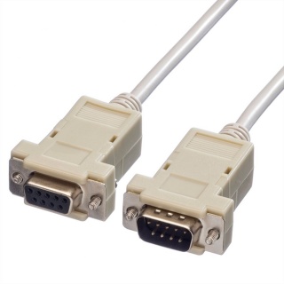 Cablu prelungitor serial RS232 DB9 M-T 1.8m, Value 11.99.6218