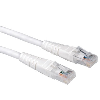 Cablu retea UTP Cat.6 alb 0.5m, Value 21.99.1526