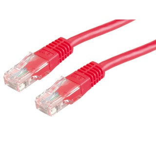Cablu retea UTP Value Cat.6, rosu, 0.5m, 21.99.1521