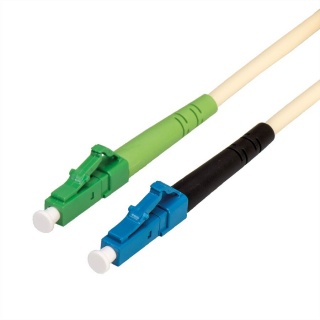 Cablu fibra optica LC UPC / LC APC 9/125 simplex ivory 5m, Value 21.99.8800 