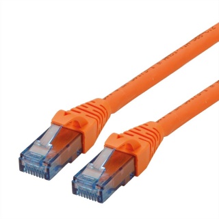 Cablu de retea UTP Patch Cord Cat.6A Component Level LSOH orange 7.5m, Roline 21.15.2776