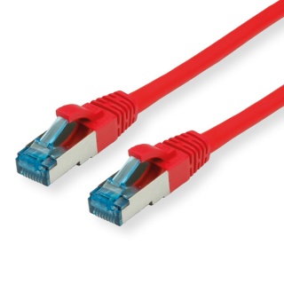 Cablu retea S-FTP cat 6a Rosu 0.5m, Value 21.99.1920