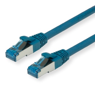 Cablu retea S-FTP cat 6a Bleu 0.5m, Value 21.99.1950