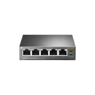 Switch 5 porturi 10/100Mbps cu 4 porturi PoE, TP-LINK TL-SF1005P 