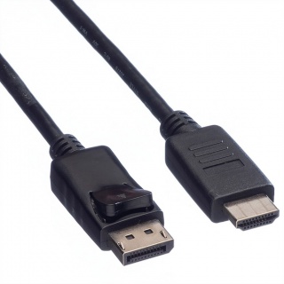Cablu Displayport la HDMI Full HD T-T 1m Negru, Value 11.99.5780