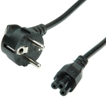 Cablu de alimentare MYCON IEC320 la C5 Mickey Mouse 1.8m negru, CON2308 