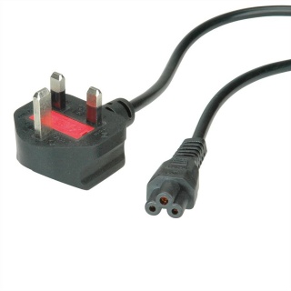 Cablu de alimentare UK la C5 Mickey Mouse 2.5A 1.8m Negru, Value 19.99.2016