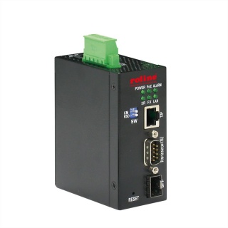 Convertor industrial Ethernet/SFP Slot la serial RS232, Roline 21.13.1138