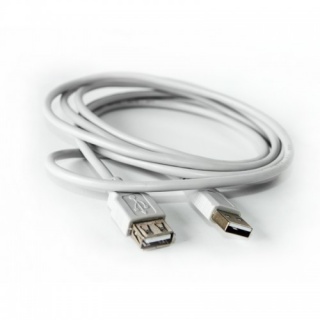 Cablu prelungitor USB 2.0 T-M Gri 2m, KTCBLHE14029