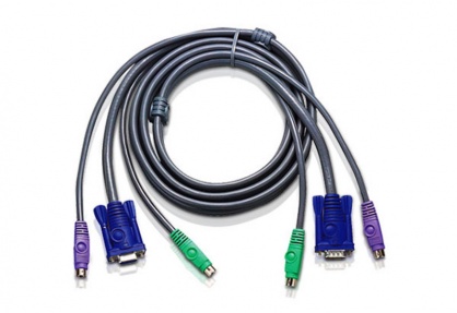 Cablu PS2/VGA pentru KVM 5m, ATEN 2L-5005P/C