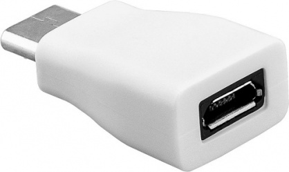Adaptor USB-C la micro USB-B T-M Alb, Goobay 71398