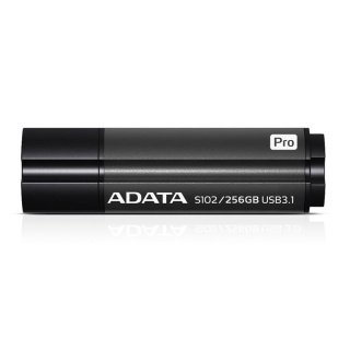 Stick USB 3.1 256GB carcasa din aluminiu Gri, ADATA S102 Pro