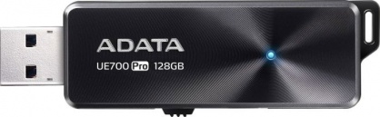 Stick USB 3.1 128GB retractabil Black, ADATA UE700 Pro