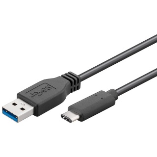 Cablu USB 3.0-A la tip C T-T 0.15m Negru, KU31CA015BK