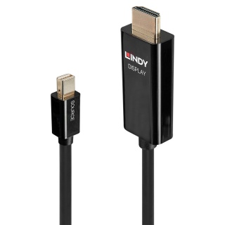 Cablu Mini DisplayPort la HDMI activ T-T 1m, Lindy L40911