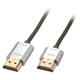Cablu HDMI activ 4K 2.0 Premium CROMO Slim T-T 3m, Lindy L41675