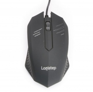 Mouse USB optic negru, LogiStep LSMO-M20