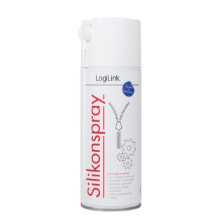 Spray curatare cu silicon rezistent la apa pentru balamale/usi/ferestre, Logilink RP0015