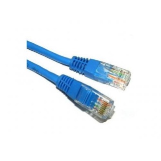 Cablu de retea UTP cat 5e 10m Albastru, Spacer SP-PT-CAT5-10M-BL